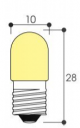 Image Lampe tube 10X28 24V 2W E10 5000H