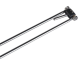 Image TELESKOP, spot pour câble tendu, MR16, 21-51cm, chrome