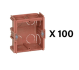 Distribox maconnerie - lot de 100 boites maconnerie profondeur 40mm référence : 080117L de la marque LEGRAND