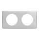 Image Plaque 2 postes satine alu