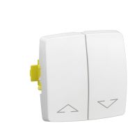 Double interrupteur pour volets roulants Appareillage saillie référence : 086113L de la marque LEGRAND coloris blanc