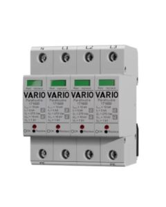 Image Parafoudre modulaire tétrapolaire avec fusible intégré, Uc 2