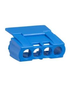  Image Kaedra - capot ip2 pour bornier 4 trous - bleu