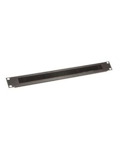 Panneau passe câbles à balai 1U 19" Noir référence : CBPB1UNR0001 de la marque DECELECT