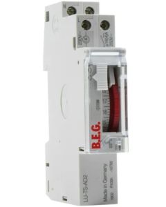 Image TS-AD2 horloge modulaire journalière analogique 1 module