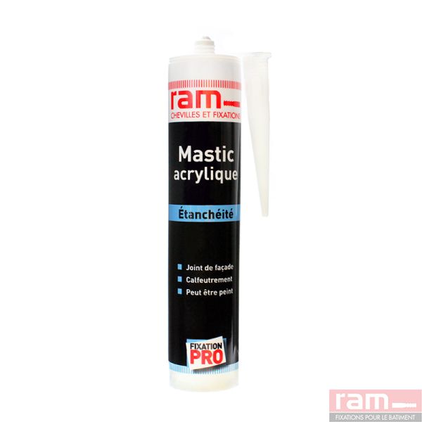 Mastic acrylique intérieur blanc 300ml