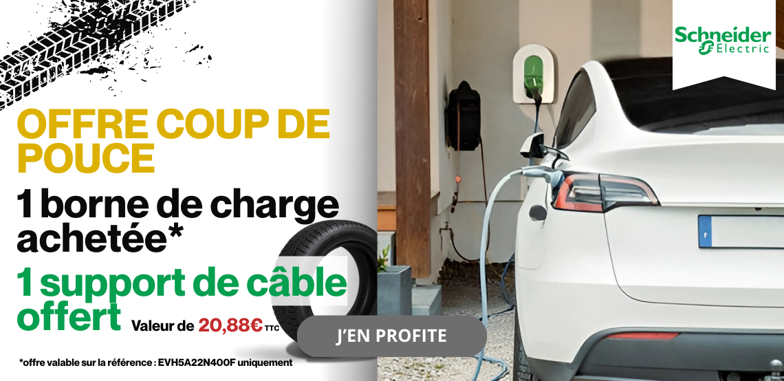 offre coup de pouce sur la borne de charge Schneider