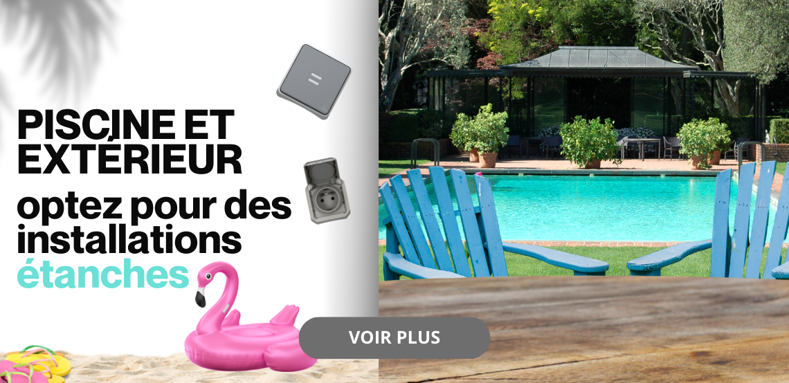 Tous nos interrupteurs et prises étanches