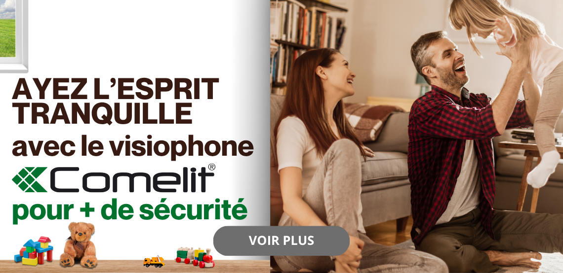 Nos solutions de sécurité par Comelit